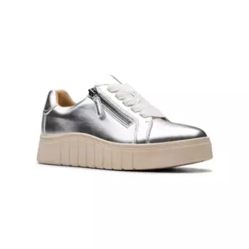 Женские повседневные туфли Mykah joy Clarks, цвет silver leather