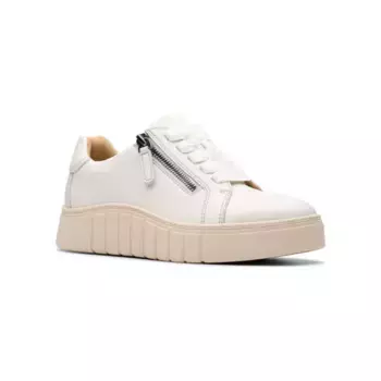 Женские повседневные туфли Mykah joy Clarks, цвет off white leather