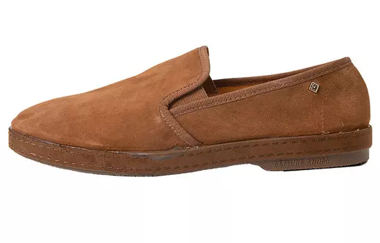 Женские повседневные туфли унисекс с низким верхом коричневого цвета Rivieras