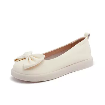 Женские повседневные туфли женские бежевый/белый Ouumeis