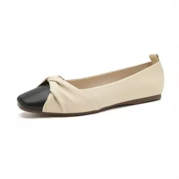 Женские повседневные туфли женские бежевый/черный Foxer