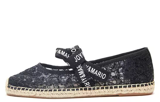 Женские повседневные туфли женские черный/абрикосовые Joy&Mario