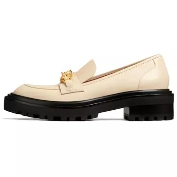 Женские повседневные туфли женские кремово-белые Tory Burch