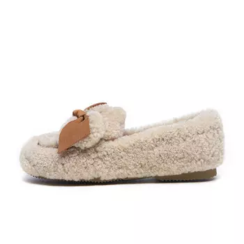 Женские повседневные туфли женские низкие бежевые Everau