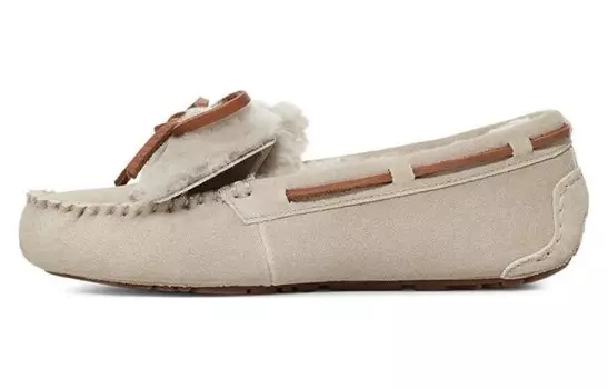 Женские повседневные туфли женские низкие козьи коричневые Ugg