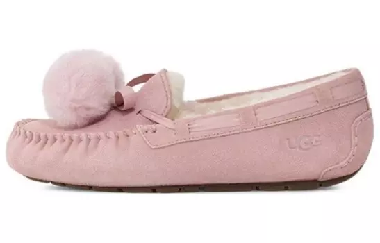 Женские повседневные туфли женские низкие розово-серые Ugg