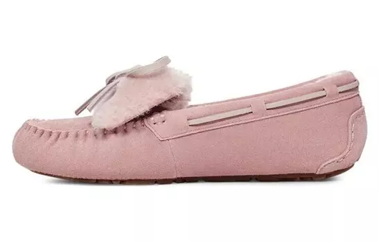 Женские повседневные туфли женские низкие розово-серые Ugg