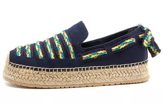 Женские повседневные туфли женские низкие темно-синий Joy&Mario