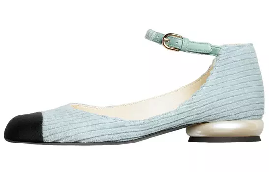 Женские повседневные туфли женские светло-голубые Chanel