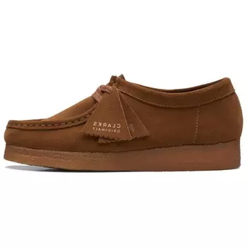 Женские повседневные туфли женские темно-коричневые Clarks