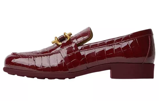 Женские повседневные туфли женские вишневого цвета Bottega Veneta
