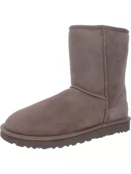 Женские повседневные замшевые ботинки Classic Short II на подкладке UGG, цвет Burnt Cedar