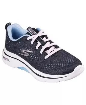 Женские прогулочные кроссовки GO WALK Arch Fit 2.0-Vivid Sunset от Finish Line Skechers, черный