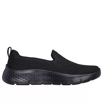 Женские прогулочные кроссовки Skechers 124819_BBK Черный без шнурков