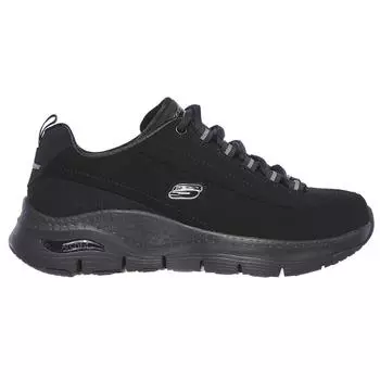 Женские прогулочные кроссовки Skechers 149147_BBK Черный со шнурками