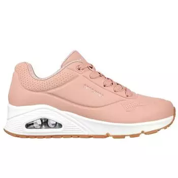 Женские прогулочные кроссовки Skechers 73690_BLSH Розовый со шнурками