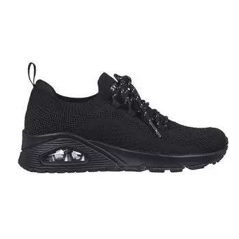 Женские прогулочные туфли SKECCHERS Uno EveryWear, черные SKECHERS, цвет negro