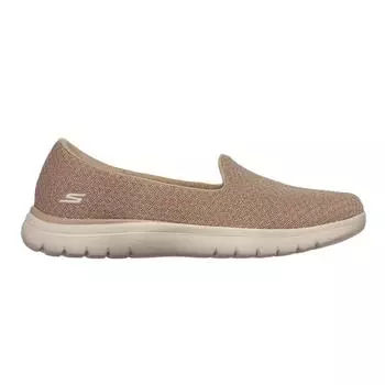 Женские прогулочные туфли Skechers 136408_TPE Серо-коричневый без шнурков