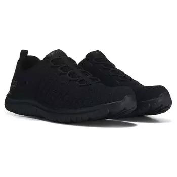 Женские прогулочные туфли Virtue среднего/широкого размера Skechers, черный