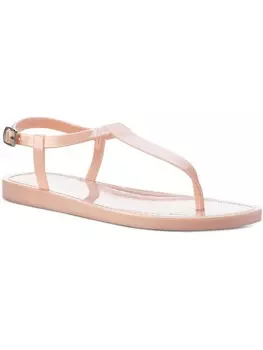 Женские прозрачные сандалии Kristi 2 с ремешками на пятке Sun + Stone, цвет Pink Jelly