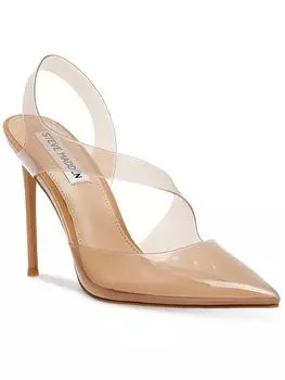Женские прозрачные туфли Vienne Slip On Slingback на каблуке Steve Madden, цвет tan