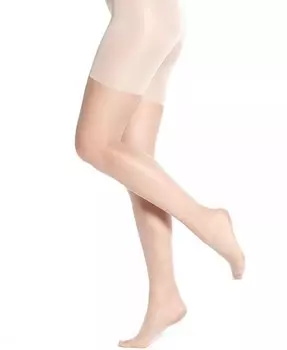 Женские прозрачные утягивающие колготки Hue, коричневый/бежевый