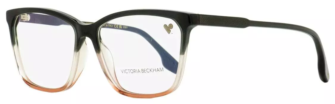 Женские прямоугольные очки Victoria Beckham VB2614 039 серо-розовые 57 мм