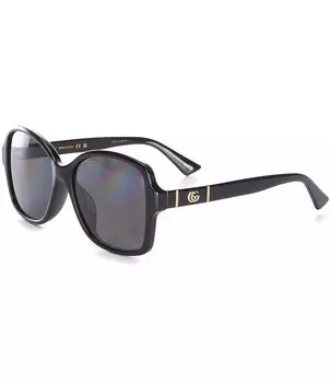 Женские прямоугольные солнцезащитные очки Gucci Gg0765SA 57 мм, черный