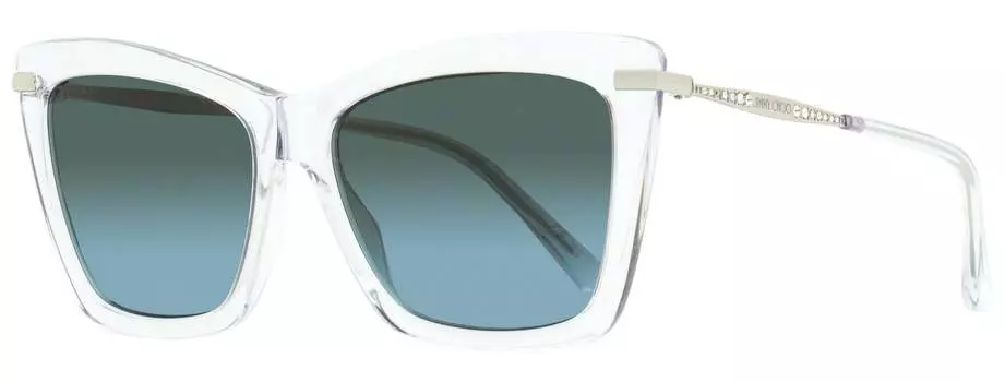 Женские прямоугольные солнцезащитные очки Jimmy Choo Sady 900I7 Crystal 56 мм