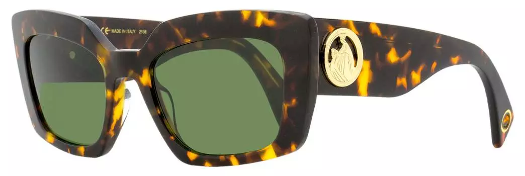 Женские прямоугольные солнцезащитные очки Lanvin LNV615S 234 Havana 55 мм