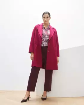 Женские прямые брюки Couchel, бордовый