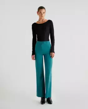 Женские прямые брюки на пуговицах и молнии Scalpers, мультиколор