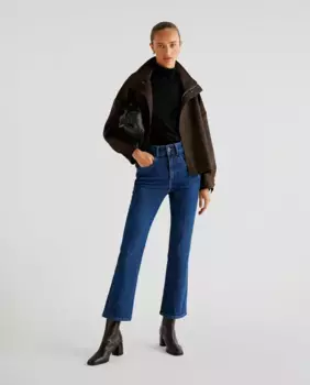 Женские прямые брюки расклешенного кроя Scalpers, синий