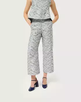 Женские прямые брюки с цветочным принтом Compaa Fantstica, мультиколор