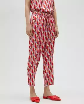 Женские прямые брюки с карманами Lola Casademunt, мультиколор