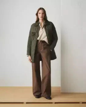 Женские прямые брюки с отстрочкой Lloyd's, коричневый