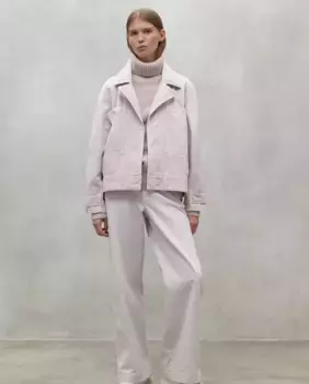 Женские прямые брюки с петлями на талии и карманами Ecoalf, розовый