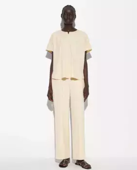 Женские прямые брюки с плотным эластичным поясом Parfois, цвет Natural