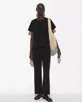 Женские прямые брюки с плотным эластичным поясом Parfois, черный