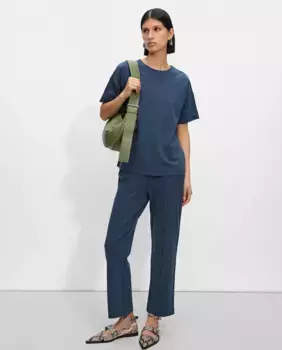 Женские прямые брюки с простой строчкой Parfois, синий