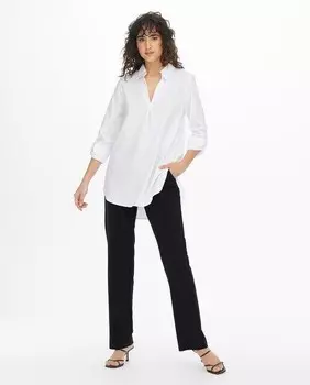 Женские прямые брюки средней посадки Jdy, черный