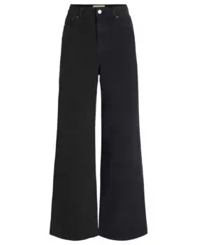 Женские прямые черные джинсы-кюлоты Jack & Jones, черный