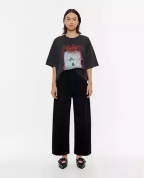 Женские прямые джинсовые брюки бочкообразного кроя Bimba y Lola, черный