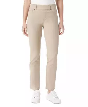 Женские прямые джинсы без застежек с эффектом формы Gloria Vanderbilt, бежевый