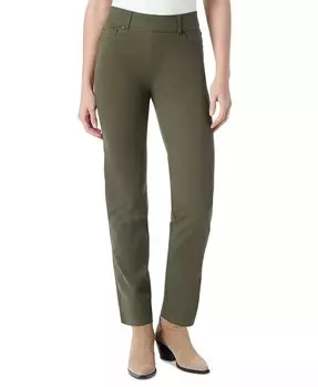 Женские прямые джинсы без застежек с эффектом формы Gloria Vanderbilt, зеленый