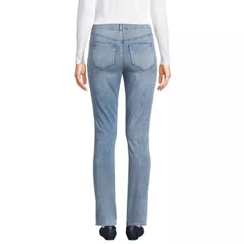 Женские прямые джинсы без застежки со средней посадкой Lands End Starfish Lands' End