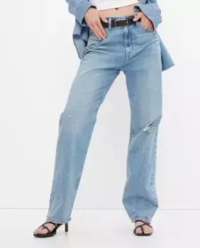Женские прямые джинсы Gap, синий