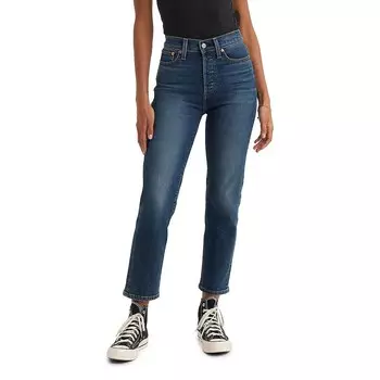 Женские прямые джинсы Levi's на танкетке с высокой посадкой, цвет Indigo Here We Go