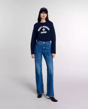 Женские прямые джинсы Maje, синий