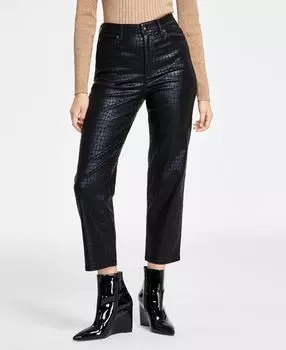 Женские прямые джинсы с анималистическим принтом, созданные для macy's INC International Concepts, мульти